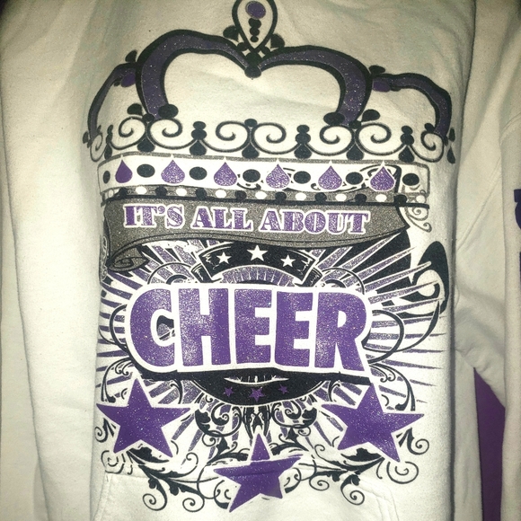 "IT'S ALL ABOUT CHEER" HOODIE - Picture 5 of 6